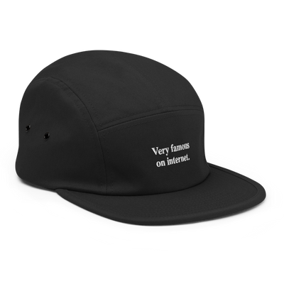 Very famous on internet Five Panel Hat - Black - - Just Another Cap Store