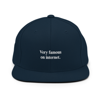 Very famous on internet Snapback - Dark Navy - - Just Another Cap Store