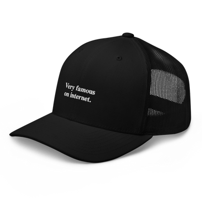 Very famous on internet Trucker Cap - Black - - Just Another Cap Store