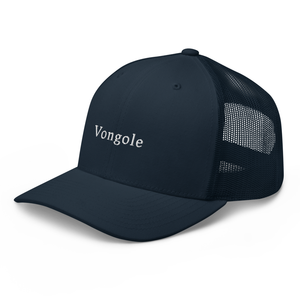 Vongole Trucker Cap - Navy - - Just Another Cap Store