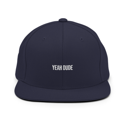 YEAH DUDE Snapback - Navy - - Just Another Cap Store