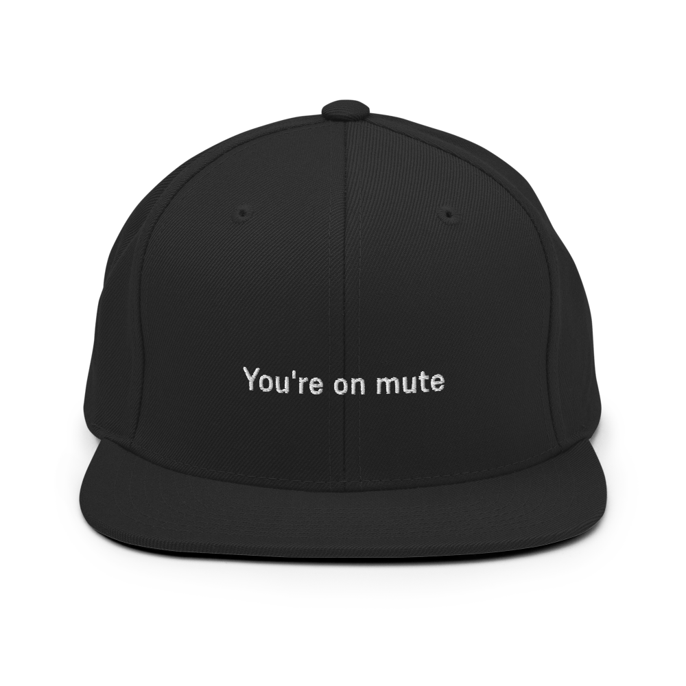 "You're on mute" Snapback